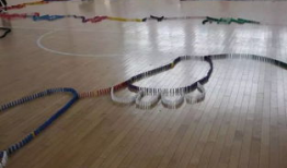 多米诺骨牌短视频,多米诺骨牌短视频展现惊人连锁反应